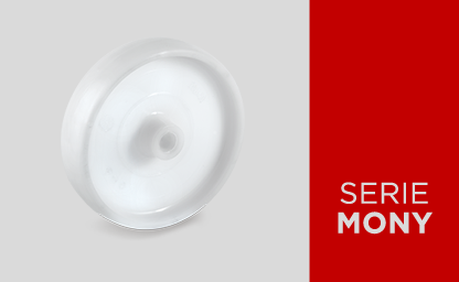 Ruote monolitiche in Nylon